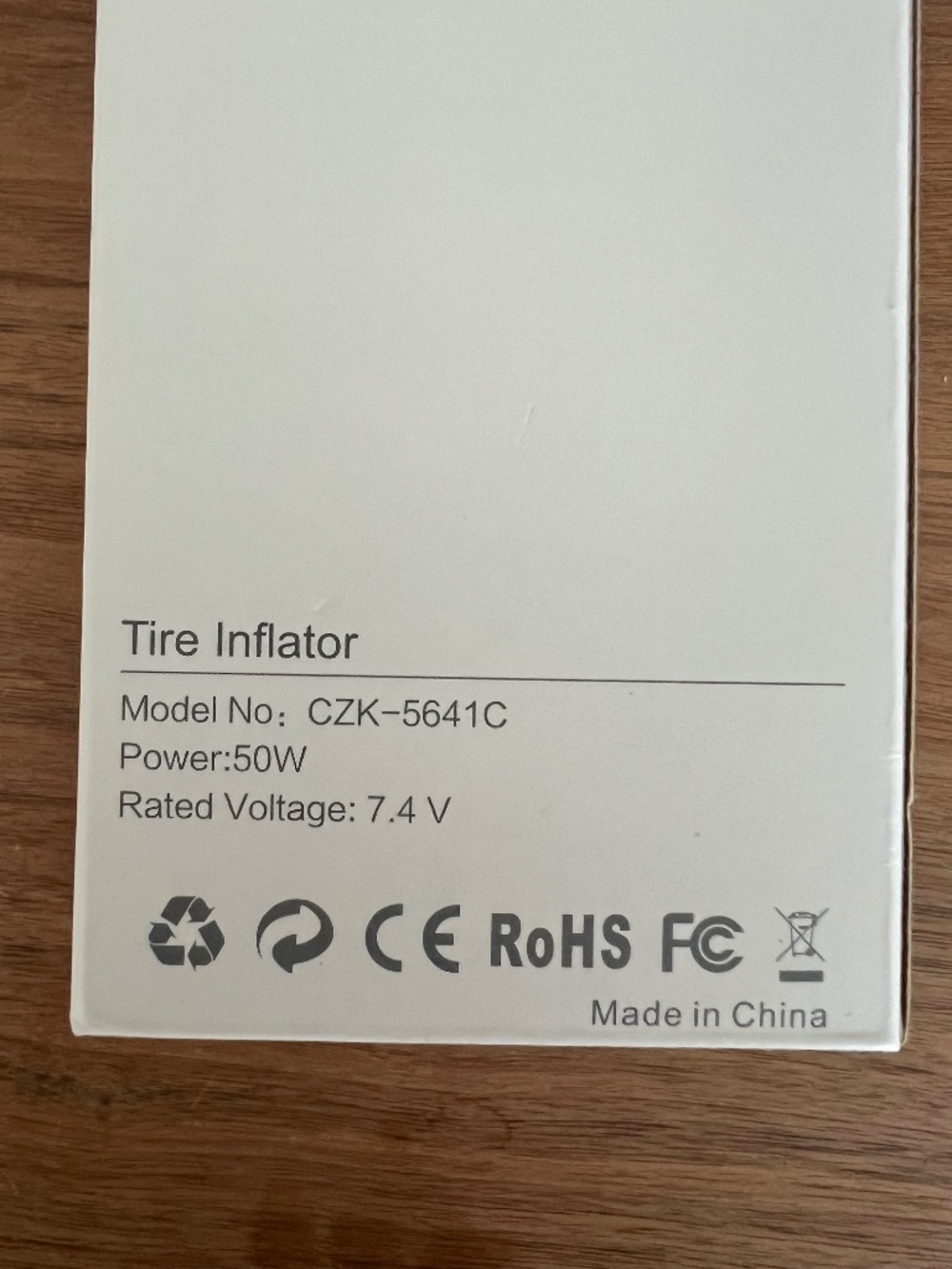 NIB Portable Tire Inflator - Picture 3 of 3